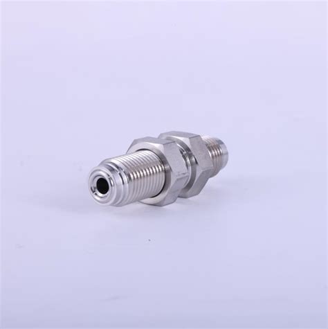 Nai Lok Stainless Steel 316L VCR Fittings Face Seal Fittings Bulkhead