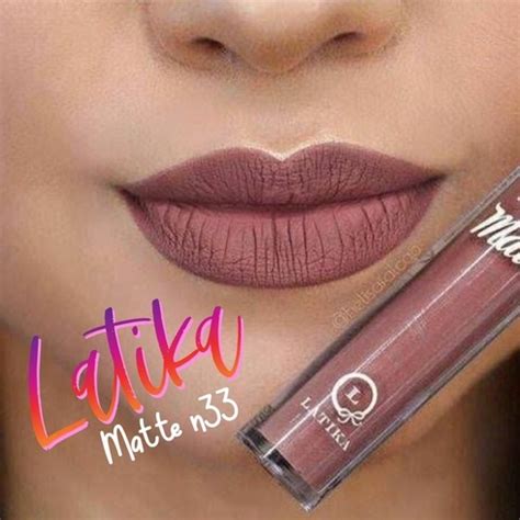 Batom Líquido Lip Matte Nude Nº 33 Latika Lily Makeup Store