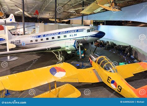 Airplane museum editorial stock photo. Image of inside - 64496328