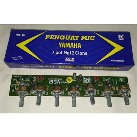 Jual Kit Penguat Mic YAMAHA 7 Potensio MG12 Clone Shopee Indonesia