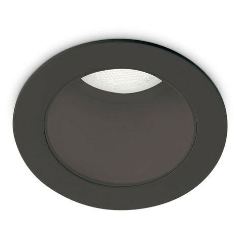 Rundes Einbau Downlight Schwarz 3000K 8W