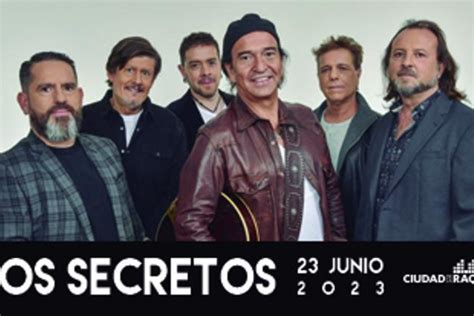 Concierto De LOS SECRETOS EN CIUDAD RAQUETA MADRID 23 JUNIO 2023 Club