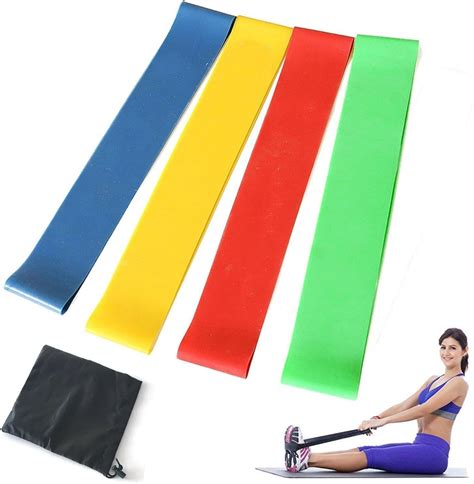 Resistance Loop Bands Exercise Bands Pilates Natural Latex Rubber Elastic Stretch