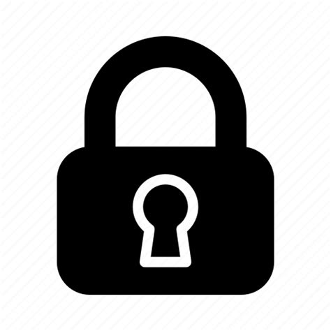 Lock Padlock Secure Locked Security Icon Download On Iconfinder