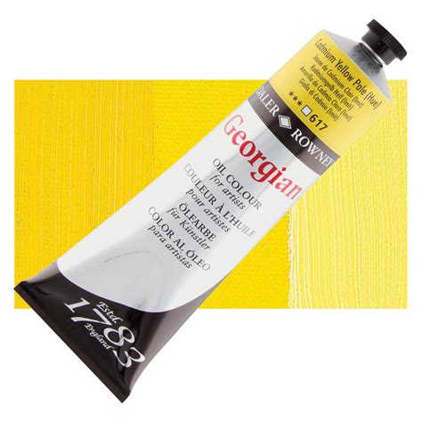 Daler Rowney Georgian Oil Color Cadmium Yellow Pale Hue 225 Ml Tube