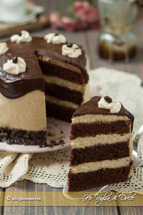 Torta Al Caff E Cioccolato Farcita Ricetta Ho Voglia Di Dolce