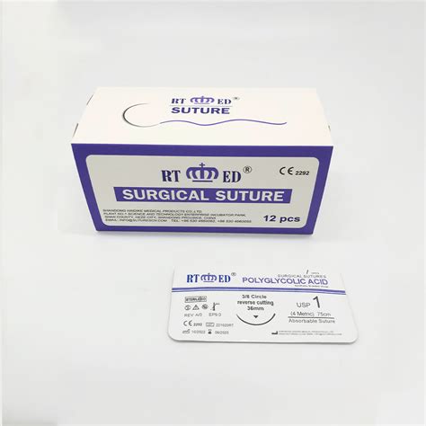 Needle And Thread Are Used In Surgery Pga Surgical Suture Absorbable