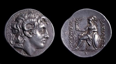 Silver Tetradrachm Of Lysimachus Ca 305 281 B C Silver Coin Obverse