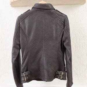 Walter Baker Jackets Coats Black Leather Biker Jacket Walther