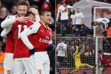 Arsenal 2 Tottenham 0 Highlights As Alexis Sanchez And Shkodran