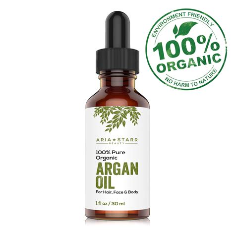 Best Argan Oil 100 Pure Certified Organic Aria Starr Aria Starr Beauty