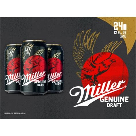 Miller Genuine Draft American Lager Beer Cans Fl Oz Kroger