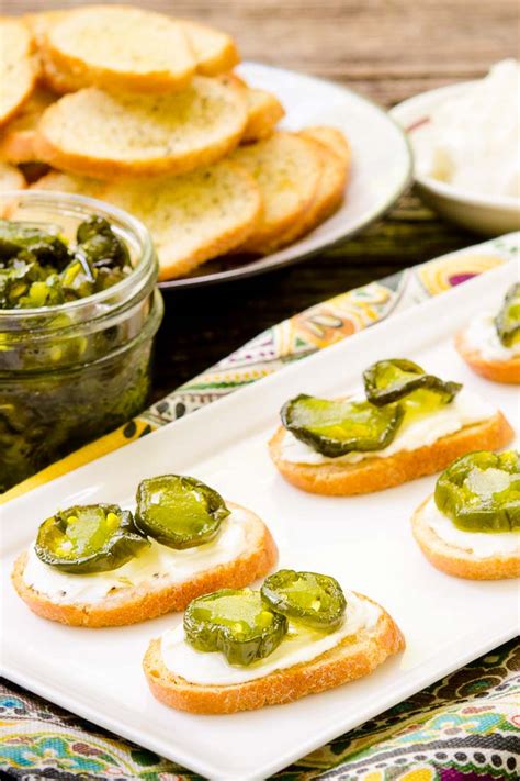 Candied Jalapeño Cream Cheese Crostini Magnolia Days