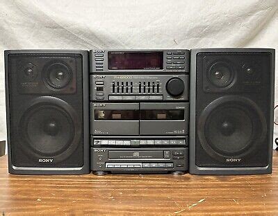 Sony FH B50CD Vintage HiFi Tuner Cassette CD System Remote EBay