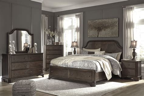 Adinton Brown Queen Storage Bed Kimbrells Furniture