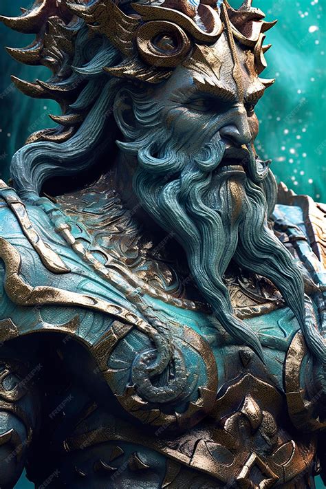 Premium Ai Image The Gods Of The Sea Zeus God Necronomicon Gods Of