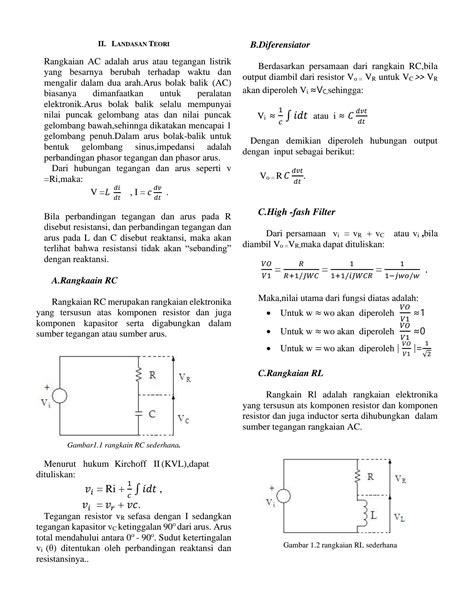 Solution Praktikum Rangkaian Elektrik Ii Modul Teknik Elektro