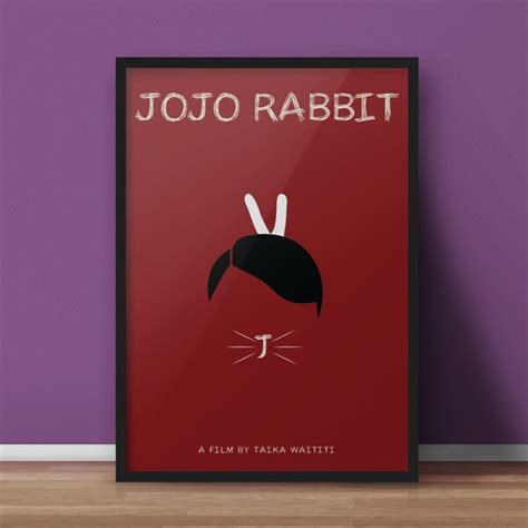 Jojo Rabbit Movie Poster Etsy