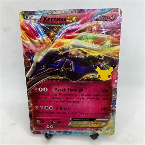 Xerneas EX Full Art Holo 97 146 Pokemon TCG Celebrations 25th