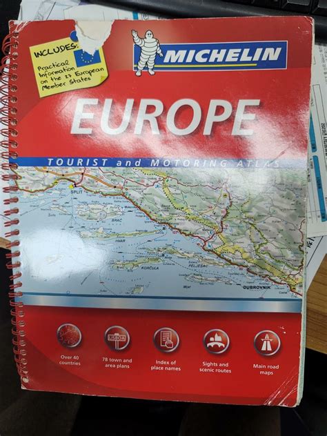 알라딘 중고 Michelin Europe Tourist and Motoring Atlas Paperback 10th