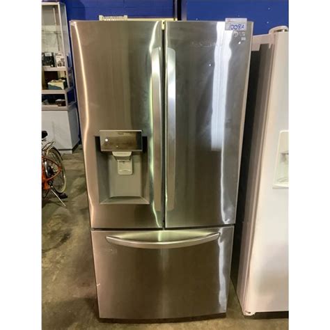 Lg Stainless Steel French Door Fridge With Rollout Freezer Model Lrfxs2503s Visible Damage