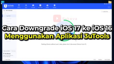 Cara Downgrade IOS 17 Ke IOS 16 Dengan 3uTools IPhone XR XS 11 12