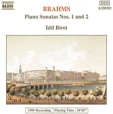 Brahms Piano Sonatas 1 2 Amazon Co Uk CDs Vinyl