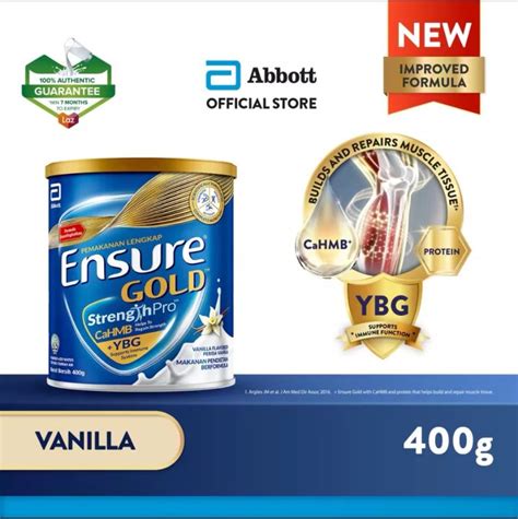 Ensure Gold Vanilla Wheat G Lazada