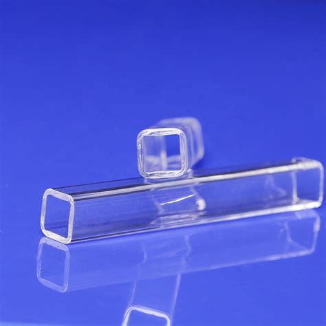 Rectangle Square Heat Resistant Quartz Fused Silica Infrared