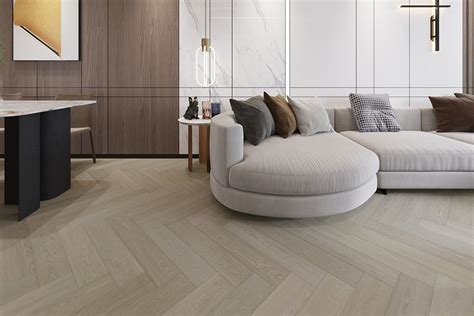 Prime Engineered Flooring Oak Herringbone Ribolla Brushed Uv Lacquered