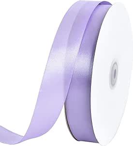 Amazon Toniful Inch X Yds Light Purple Satin Ribbon Thin