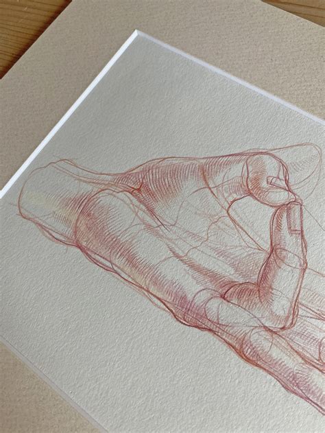 Original drawing – Prithvi mudra – Franca Bortot