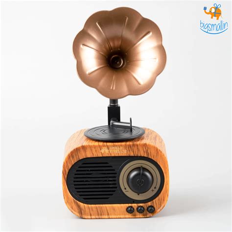 Vintage Gramophone Bluetooth Speaker Apollo Tyres