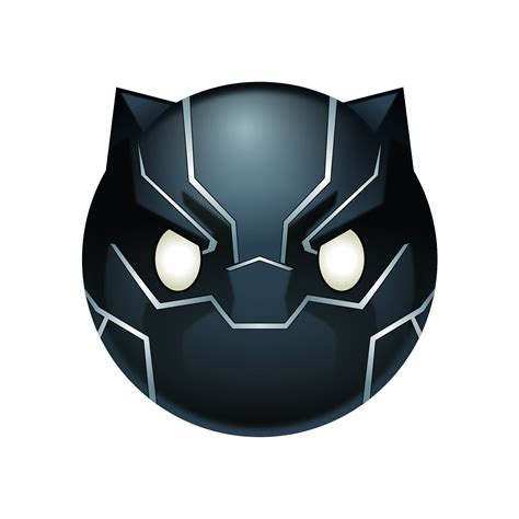 Sheet Of 5 Avengers Black Panther Emoji Mini Officially Licensed M