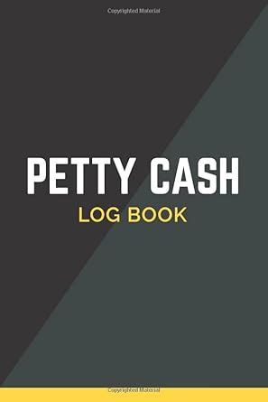 Amazon Petty Cash Log Book Simple 5 Column Payment Record Tracker