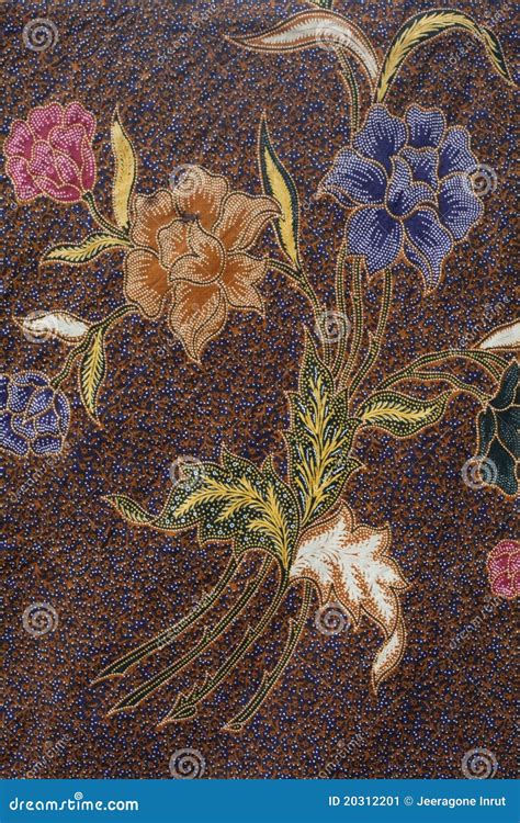Batik Design In Thailand Stock Image Image Of Pattern 20312201