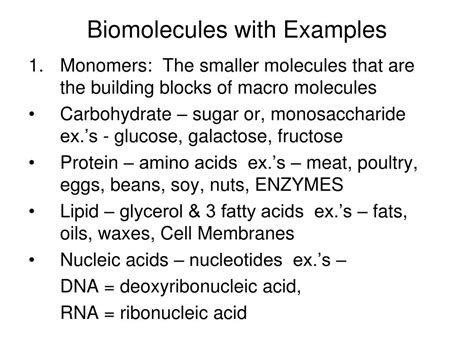 Ppt Biomolecules Powerpoint Presentation Free Download Id2142839