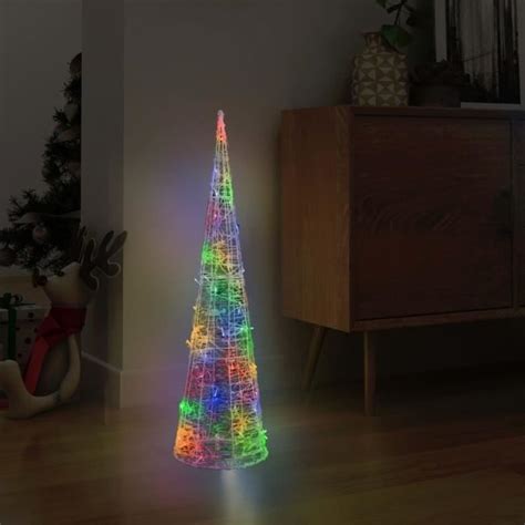 Vbestlife C Ne Lumineux D Coratif Pyramide Led Acrylique Color Cm