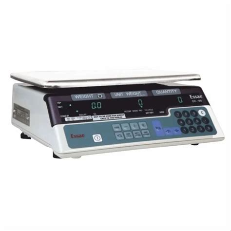 Stainless Steel And Plastic Table Top Digital Essae DC 85 Weighing