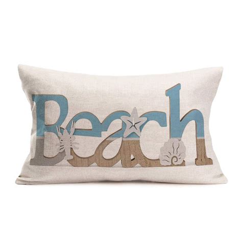 Amazon Tlovudori Hopyeer Ocean Beach Throw Pillow Covers Beach