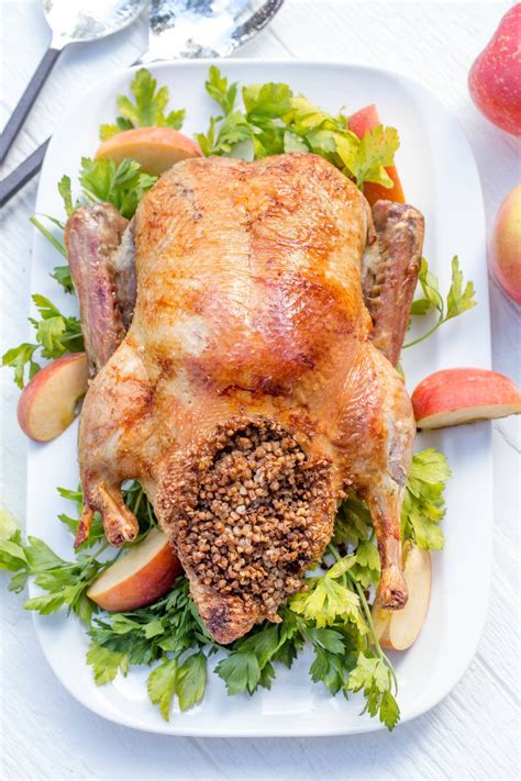 Roasted Stuffed Duck Momsdish Duck Recipes Recipes Food Sharing