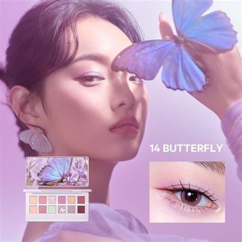 Perfect Diary Butterfly Eyeshadow Palette Beauty Personal Care Face