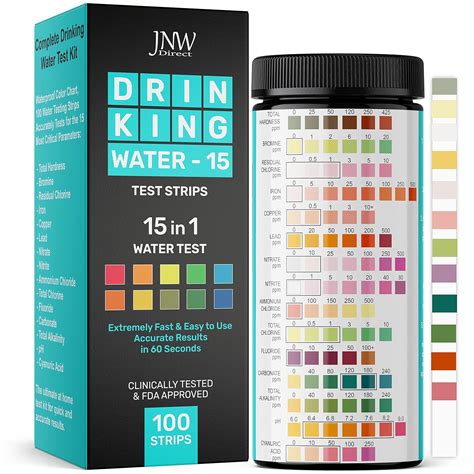 Jnw Direct 9 In 1 Drinking Water Test Strips Best Kit For Accurate