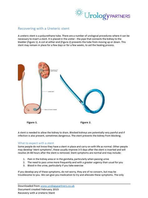 Ureteric Stent and Removal | PDF | Surgery | Urology