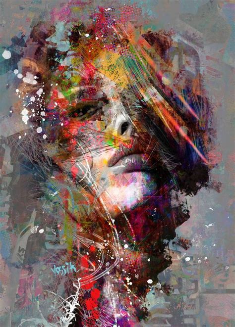 Abstract Portrait Painting Abstract Painters Portrait Art Portrait