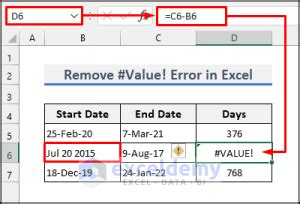 How To Remove Value Error In Excel 4 Quick Methods ExcelDemy