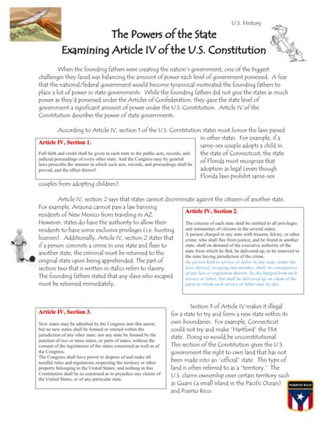 Examining Article Iv Of The Us Constitution