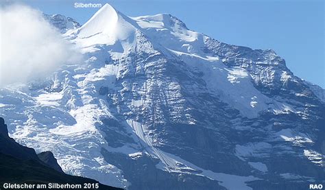 RAOnline EDU Gletscher Schweiz Bilder Gletscher Am Silberhorn