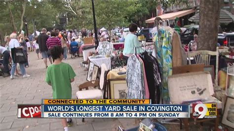 Worlds Longest Yard Sale Sets Up Shop In Covington Youtube