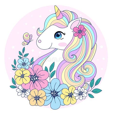 Gato Lindo Del Unicornio Ilustraci N Del Vector Ilustraci N De Fondo